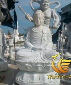 Tượng Phật Thích Ca Thành Đạo Đá Nguyên Khối