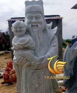Tượng Phước Lộc Thọ Bằng Đá Sản Xuất Tại Xưởng