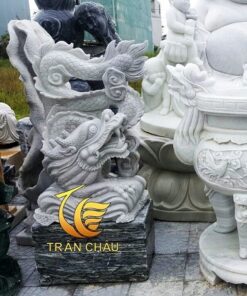 Tượng Rồng Để Bàn Bằng Đá Tự Nhiên