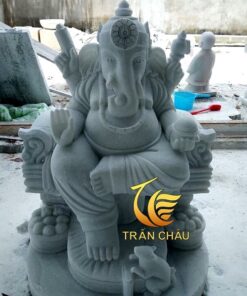 Tượng Thần Voi Đá Sa Thạch Tự Nhiên
