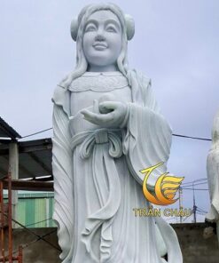 Tượng Thiện Tài Đồng Tử Đứng Lớn Đá Tự Nhiên Nguyên Khối