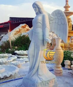 Tượng Thiên Thần Có Cánh Trang Trí Sân Vườn