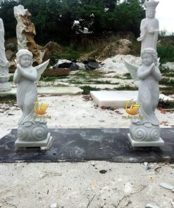 Tượng Thiên Thần Đá Cẩm Thạch Nguyên Khối