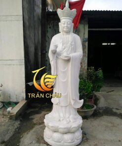 Tượng Thờ Địa Tạng Vương Bồ Tát Tại Nhà Bằng Đá
