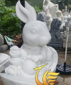 Tượng Thỏ Tài Lộc Đá Tự Nhiên