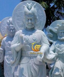 Tượng Tứ Đại Thiên Vương Đá Đẹp Sản Xuất Tại Xưởng Giá Tốt