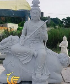 Tượng Văn Thù Phổ Hiền Đá Mỹ Nghệ Non Nước Đà Nẵng