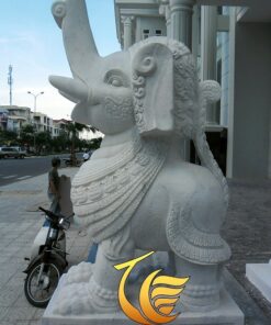 Tượng Voi Đá Để Cổng Bằng Đá Tự Nhiên