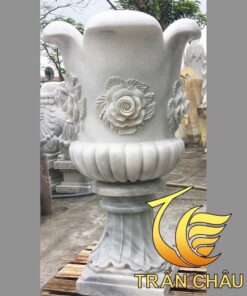 Chậu Hoa Đá Cẩm Thạch Đẹp HCM