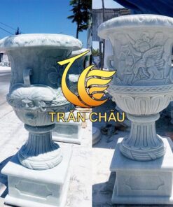 Chậu Hoa Bằng Đá Cho Sân Vườn