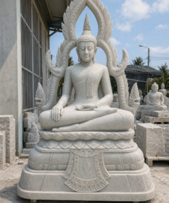 Mẫu Tượng Phật Thích Ca Bằng Đá Cẩm Thạch